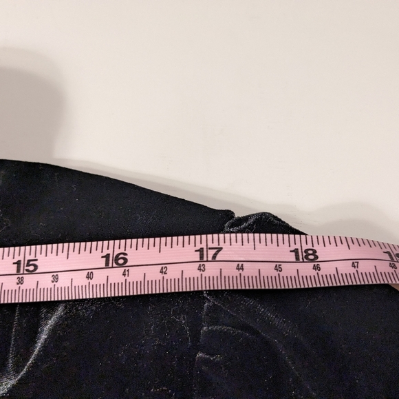 ๐ค Modcloth Bee Buzzworthy Black Velvet Button Up Shirt, XL, NWT - Picture 10 of 13